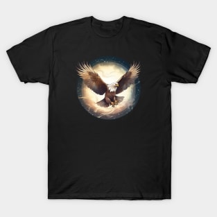 Flying Bald Eagle T-Shirt